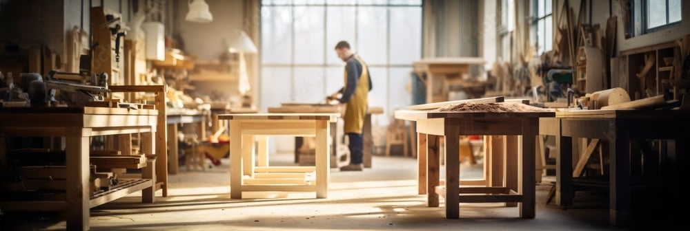 Atelier en cours de fabrication