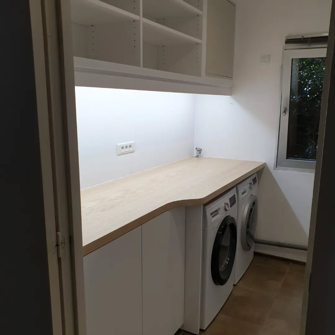 Projet 18 - Plan de travail et meuble suspendu